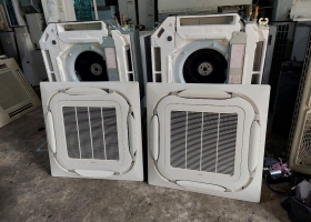 Lắp máy lạnh âm trần cũ ở quận Gò Vấp